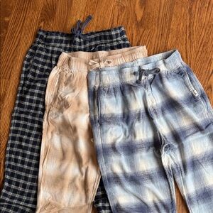 Hollister Men’s Flannel Pajama Pants - BUNDLE OF 3